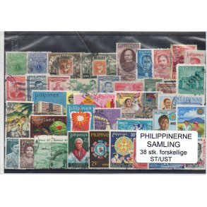 Philipinerne Samling 38 Stk. Stemplet/Ustemplet