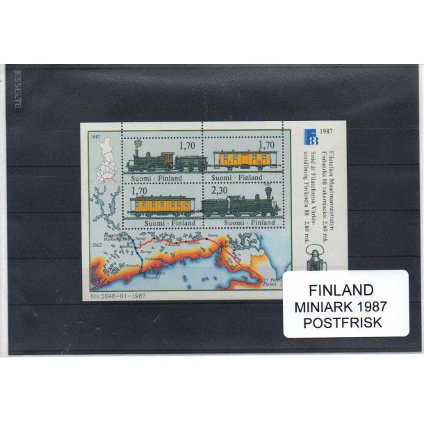 Finland - Miniark 1987 - Postfrisk