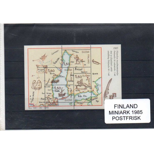 Finland - Miniark 1985 - Postfrisk