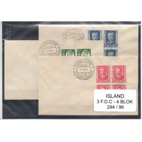 Island - 3 FDC - 4 Blok 294/96