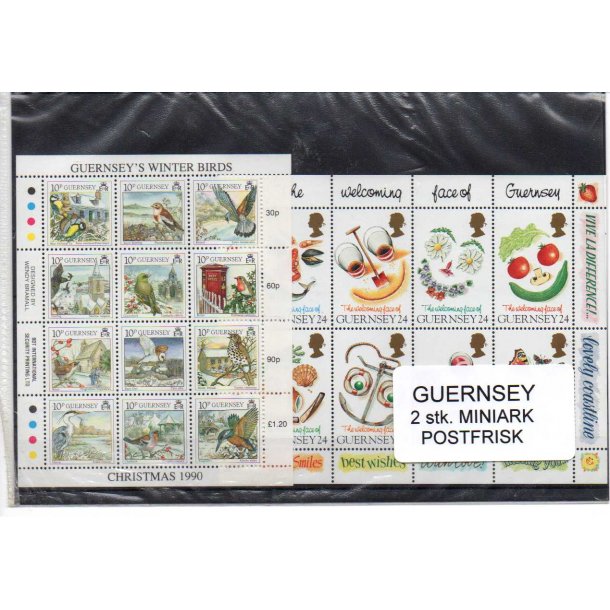 Guernsey - 2 Miniark Postfrisk