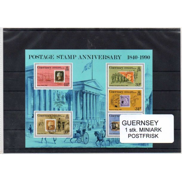 Guernsey - 1 Miniark Postfrisk
