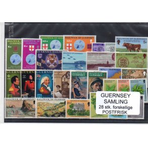 Guernsey Samling - 28 Stk Postfrisk