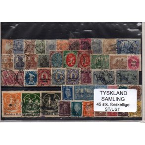 Tyskland Samling - 45 Stk. Stemplet/Ustemplet