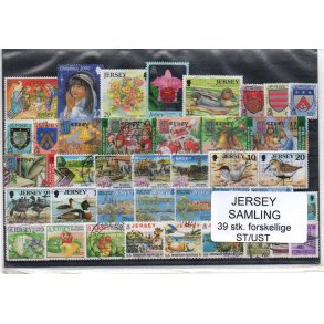 Jersey Samling - 39 stk. Stemplet/Ustemplet