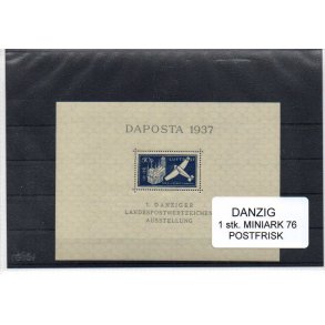 Danzig Samling - 1 Miniark 276 Postfrisk