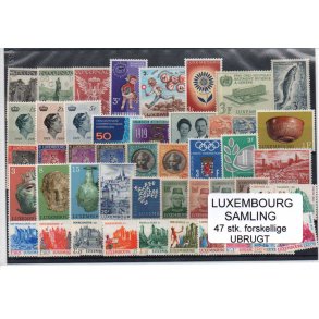 Luxembourg Samling - 47 Stk. Forskellige Ubrugt