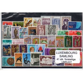 Luxembourg Samling - 41 Stk. Forskellige Ubrugt