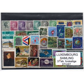 Luxembourg Samling - 37 Stk. Forskellige Stemplet/Ubrugt