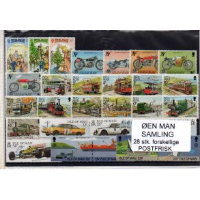 &Oslash;en Man Samling - 28 Stk. Postfrisk