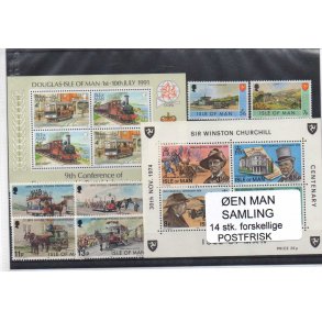 &Oslash;en Man Samling - 14 Stk. Postfrisk