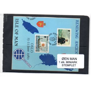 &Oslash;en Man - 1 Stk. Miniark Stemplet