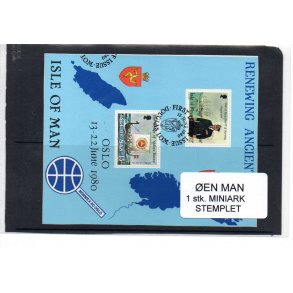 &Oslash;en Man - 1 Stk. Miniark Stemplet