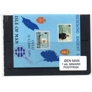&Oslash;en Man - 1 Stk. Miniark Postfrisk