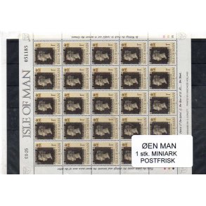 &Oslash;en Man - 1 Stk Miniark - Postfrisk