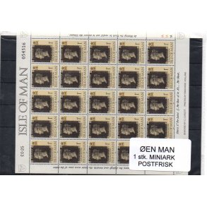 &Oslash;en Man - 1 Stk Miniark - Postfrisk