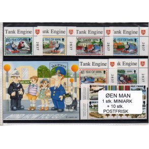 &Oslash;en Man - 1 Stk Miniark - 10 Stk. Postfrisk