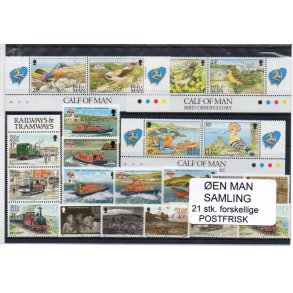 &Oslash;en Man - 21 Stk. Postfrisk