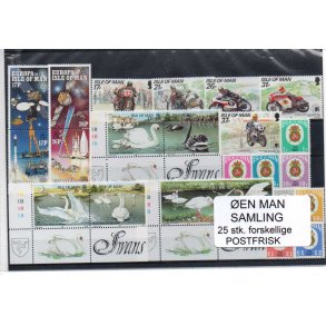 &Oslash;en Man - 25 Stk. Postfrisk