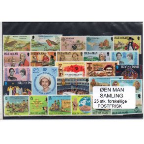 &Oslash;en Man - 25 Stk. Postfrisk