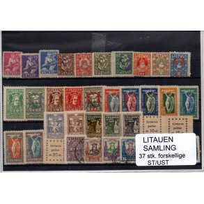 Litauen Samling - 37 Stk. Stemplet / Ustemplet