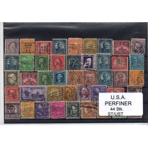 U.S.A. Perfiner 44 stk. Stemplet/Ustemplet