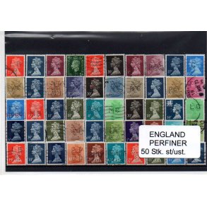 England Perfiner 50 stk. Stemplet/Ustemplet
