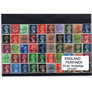 England Perfiner 50 stk. Stemplet/Ustemplet