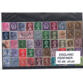 England Perfiner 50 stk. Stemplet/Ustemplet