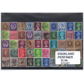 England Perfiner 50 stk. Stemplet/Ustemplet