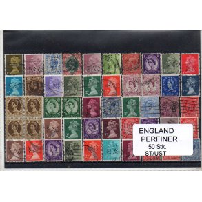 England Perfiner 50 stk. Stemplet/Ustemplet