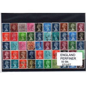 England Perfiner 50 stk. Stemplet/Ustemplet