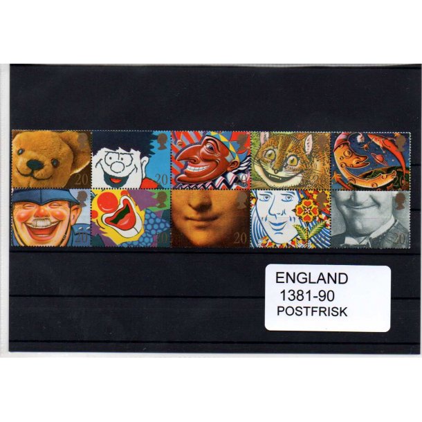 England - Afa 1381-90 - Postfrisk