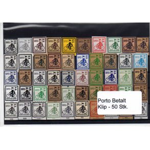 Danmark - Porto Betalt - Klip 50 Stk.