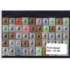 Danmark - Porto Betalt - Klip 50 Stk.