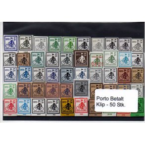 Danmark - Porto Betalt - Klip 50 Stk.