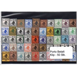Danmark - Porto Betalt - Klip 50 Stk.