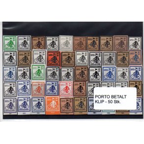 Danmark - Porto Betalt - Klip 50 Stk.