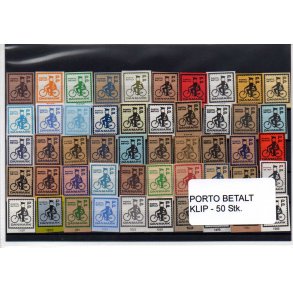 Danmark - Porto Betalt - Klip 50 Stk.