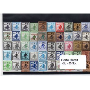 Danmark - Porto Betalt - Klip 50 Stk.