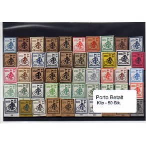 Danmark - Porto Betalt - Klip 50 Stk.