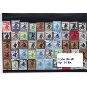 Danmark - Porto Betalt - Klip 50 Stk