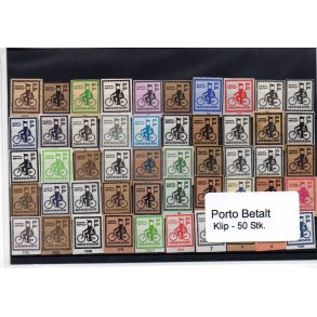 Danmark - Porto Betalt - Klip 50 Stk
