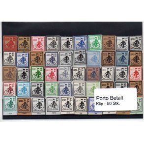 Danmark - Porto Betalt - Klip 49 Stk