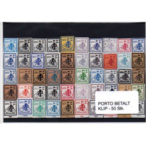 Danmark - Porto Betalt - Klip 50 Stk