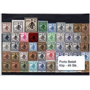 Danmark - Porto Betalt - Klip 50 Stk