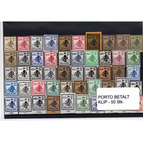 Danmark - Porto Betalt - Klip 50 Stk