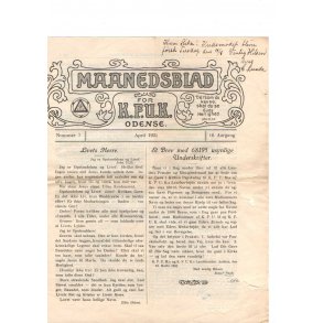 Månedsblad for K.F.U.M. Odense April 1931