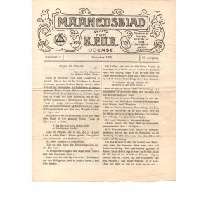 Månedsblad for K.F.U.M. Odense - December 1929