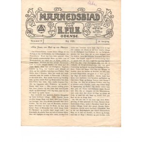 Månedsblad for K.F.U.M. Odense - Maj 1929